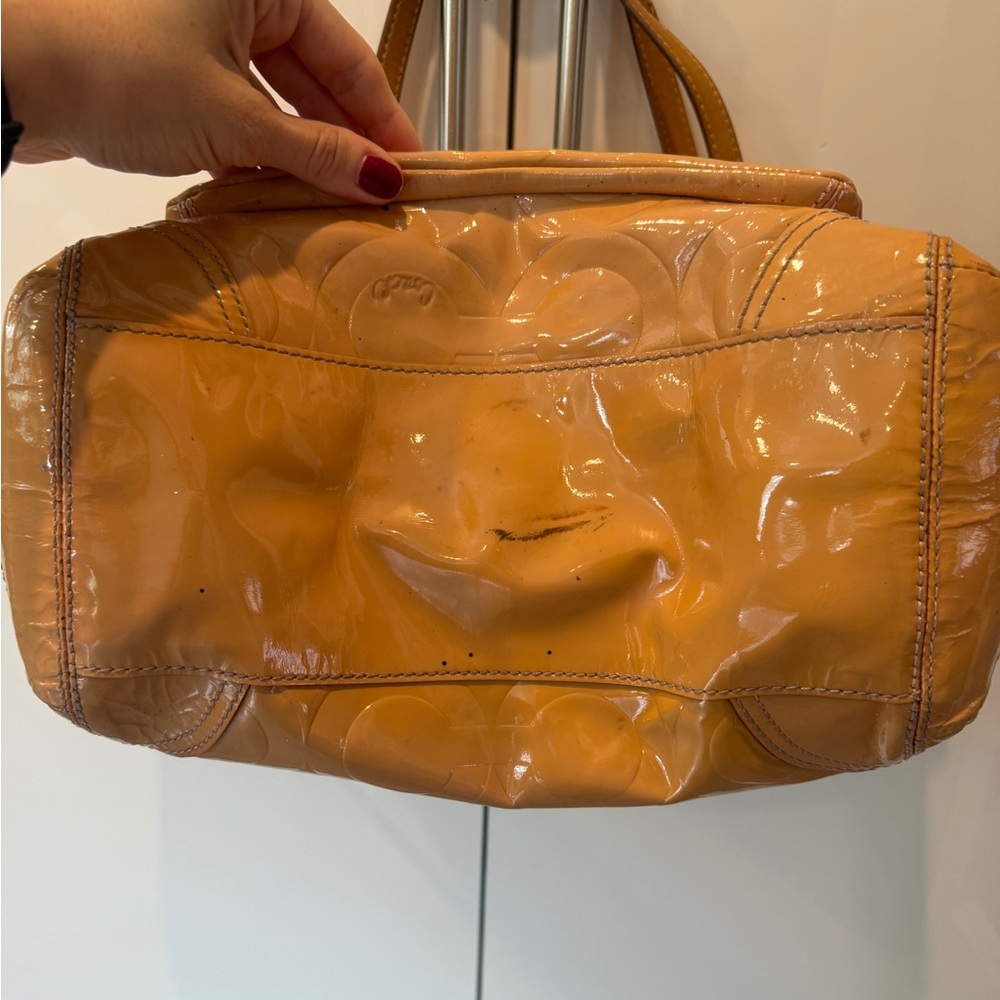 COACH Vintage Patent Leather Shoulder Bag - Picture 5 of 5